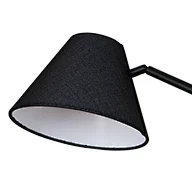 Black reading floor lamp
